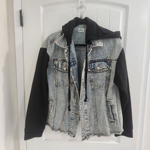 Hybrid jean jacket